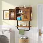 HOOBRO Bathroom Wall Cabinet, Double Doors Medicine Cabinet - Image 8