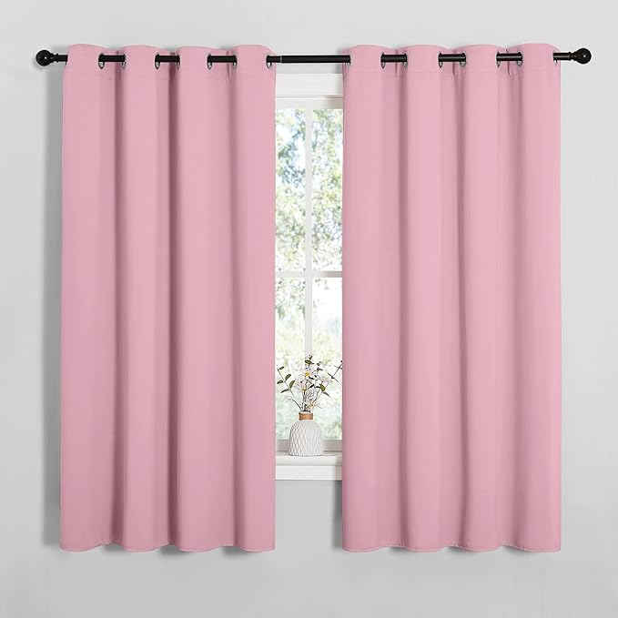 NICETOWN Bedroom Curtain Panels Blackout Draperies, Thermal Insulated Solid by NICETOWN