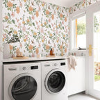 Froluya Floral Peel and Stick Wallpaper Vintage Floral Contact Paper 16.9” x - Image 3