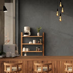 WADILE Black Gray Concrete Wallpaper 15.7 in * 354 in, Cement Contact Paper 3D - Image 5