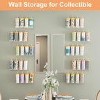 upsimples 12 Pack Acrylic Shelves Wall Organizer and Storage, Toy Cars - Image 7