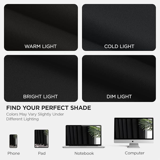 Joydeco Blackout Patio Sliding Door Curtains 108 Inches Long, Grommet Privacy - Image 10