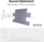 WoveN SounD Brick Acoustic Wall Panels Seamless Visual, High Density, Sound - Image 3