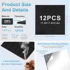 12 Pack Acoustic Panels, Sound Proof Foam Panels - Image 2