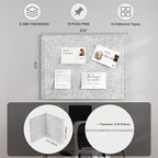 Large Felt Bulletin Board for Wall, Soft Felt Cork Board for Office, Home - Image 2