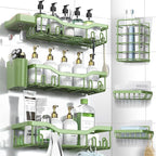 NESOMI Shower Caddy Adhesive Shower Organizer 8-Pack, Rustproof Stainless Steel by OrganizeYourHomeEssentials