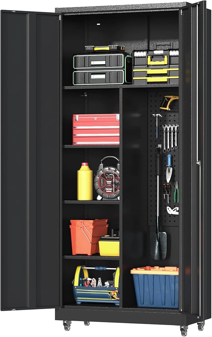 Metal Garage Storage Cabinet by Firstsky