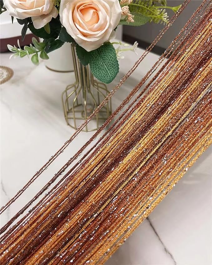 ave split Decorative Door String Curtain Wall Panel Fringe Window Room Divider - Image 4
