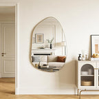 Irregular Wall Mirror Asymmetrical Mirror, Decorative Modern Mirror, Tempered - Image 9