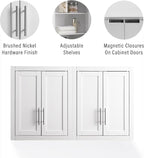 Crosley Furniture Savannah 2-Piece Wall Kitchen Storage Cabinet, Cabinets - Image 6