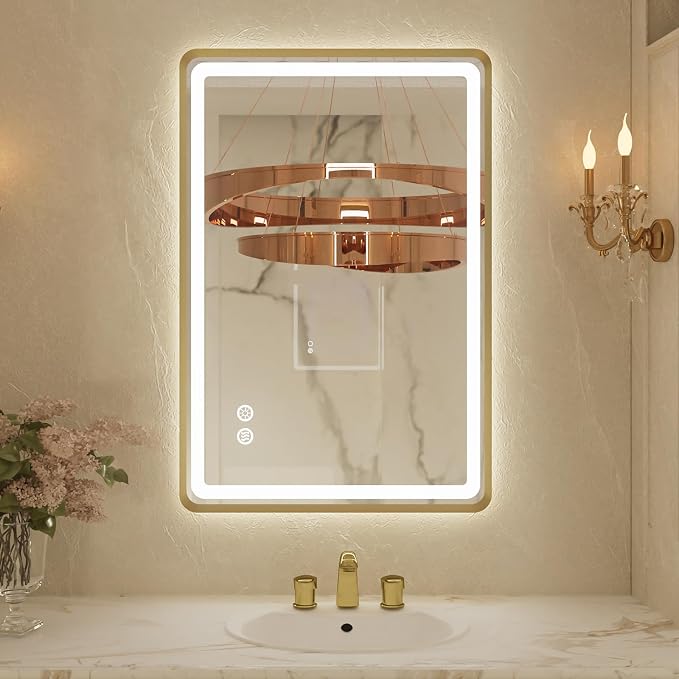 24x32 Inch LED Bathroom Mirror by Unknown