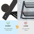 Hotel Towel Racks for Bathroom Wall Mounted, BETHOM Towel Shelf for Bathroom - Image 2