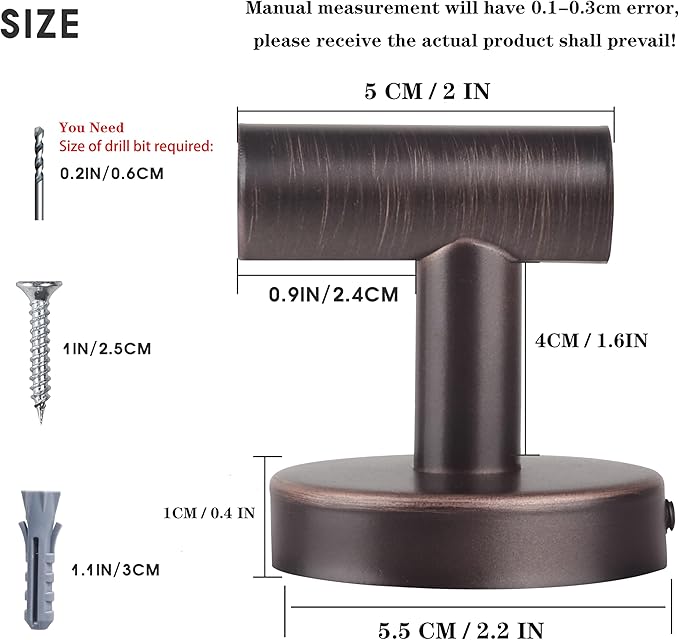 Bathroom Robe Towel Hooks Coat Wall Hook Stainless Steel Heavy Duty Door Hanger - Image 2