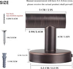 8 Pcs Bathroom Robe Towel Hooks Coat Wall Hook Stainless Steel Heavy Duty Door - Image 2