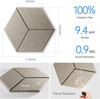 18 Pack Self-Adhesive Acoustic Panels 12" X 10" X 0.4" - Image 3