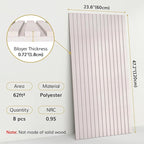 TONOR 8-Pack Bilayer Acoustic Panels Large Self-adhesive, 47.2'' * 23.6'' * - Image 2
