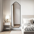 WallBeyond Arched Full Length Mirror Wall Mounted, Living Room, Hanging or - Image 4