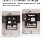 Bathroom Cabinet, Bathroom Wall Cabinet - Image 4