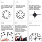40 Inch Large Wall Clock for Living Room Decor – Easy-Assembly Silent - Image 5