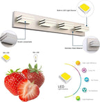 4-Light LED Brushed Nickel Vanity Lights - Image 6