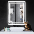 30"x22" LED Bathroom Mirror by INFINIGLASS