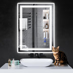 30"x22" LED Bathroom Mirror by INFINIGLASS