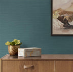 NextWall Faux Grasscloth Paintable Peel and Stick Wallpaper - Image 4
