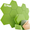 22 Pack Self-adhesive Acoustic Panels 12" X 10" X 0.4" by Dailycooper