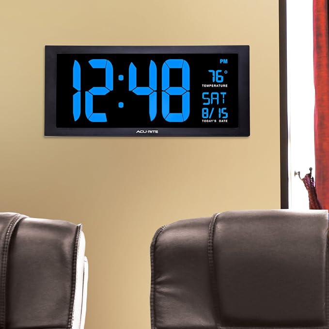 AcuRite 76100M Oversized LED Clock - Image 5