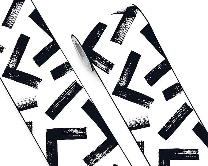 FLFK Black and White Design Wallpaper Border by FLFK