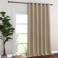 NICETOWN Room Divider Curtain 132 Inches Long, Wide Blackout Sliding Door by NICETOWN
