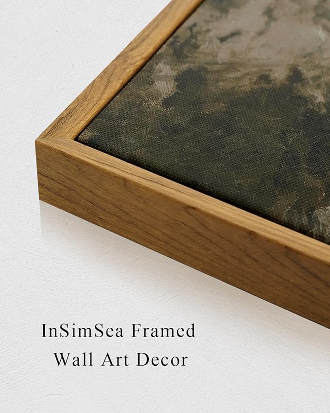 InSimSea Framed Canvas Wall Art Vintage Decor, Classical Landscape Paintings - Image 4