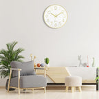 Foxtop 14 Inch Large Wall Clock Silent Non-Ticking Battery Operated Round - Image 4