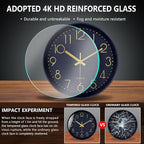 Silent Wall Clocks Battery Operated 8 Inch, Analog Wall Clock - Image 5