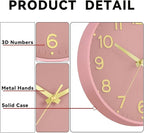 Roymnie Wall Clock 12 Inch Silent Wall Clocks Battery Operated-Modern Non - Image 6