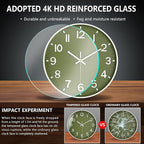 Wall Clocks Battery Operated, 12 Inch Non Ticking Wall Clock, Silent Analog - Image 5