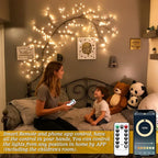 GOESWELL Smart Vine Light for Room Decor: 7.5ft 144 LEDs Music Timer Dimmable - Image 2
