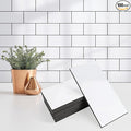 StyloVue Peel and Stick Backsplash Tile, 100-Piece 3" x 6" PVC Subway Tile by StyloVue