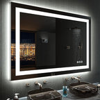 LOAAO 48"X36" LED Bathroom Mirror by LOAAO