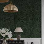 Abyssaly Dark Green Peel and Stick Wallpaper - Image 3