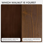 Homeforia Classic Walnut 30 inch Floating Shelf, High End Solid Real Wood Small - Image 7