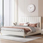 HZDHCLH Modern Wall Clocks Battery Operated, 10 inch White and Rosegold Clock - Image 3