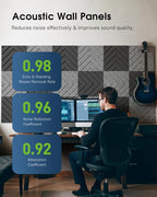 Sound Proof Foam Panels for Walls, 18 Pack Self-Adhesive Acoustic Panels - Image 3