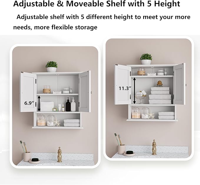 Bathroom Wall Cabinet, Bathroom Cabinet Wall Mount - Image 5