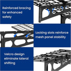 FLEXIMOUNTS 2x3ft Garage Shelving Wall-Mounted, Holds Up to 200 lbs, Garage - Image 5