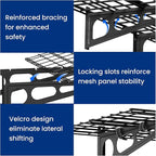 FLEXIMOUNTS 2x6ft Garage Shelving Wall-Mounted, Holds Up to 400 lbs, Garage - Image 5