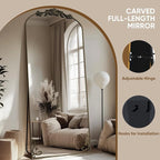 Antok Arched Full Length Mirror, Full Body Mirrors - Image 5