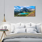 Glacier National Park Wall Art Saint Mary Lake Landscape Canvas Wall Decor - Image 3