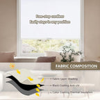 SUNOFF Cordless Blackout Roller Shades Blinds - Image 5