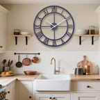 18.5 Inch Large Wall Clocks for Living Room, Modern Decorative Metal Big - Image 5